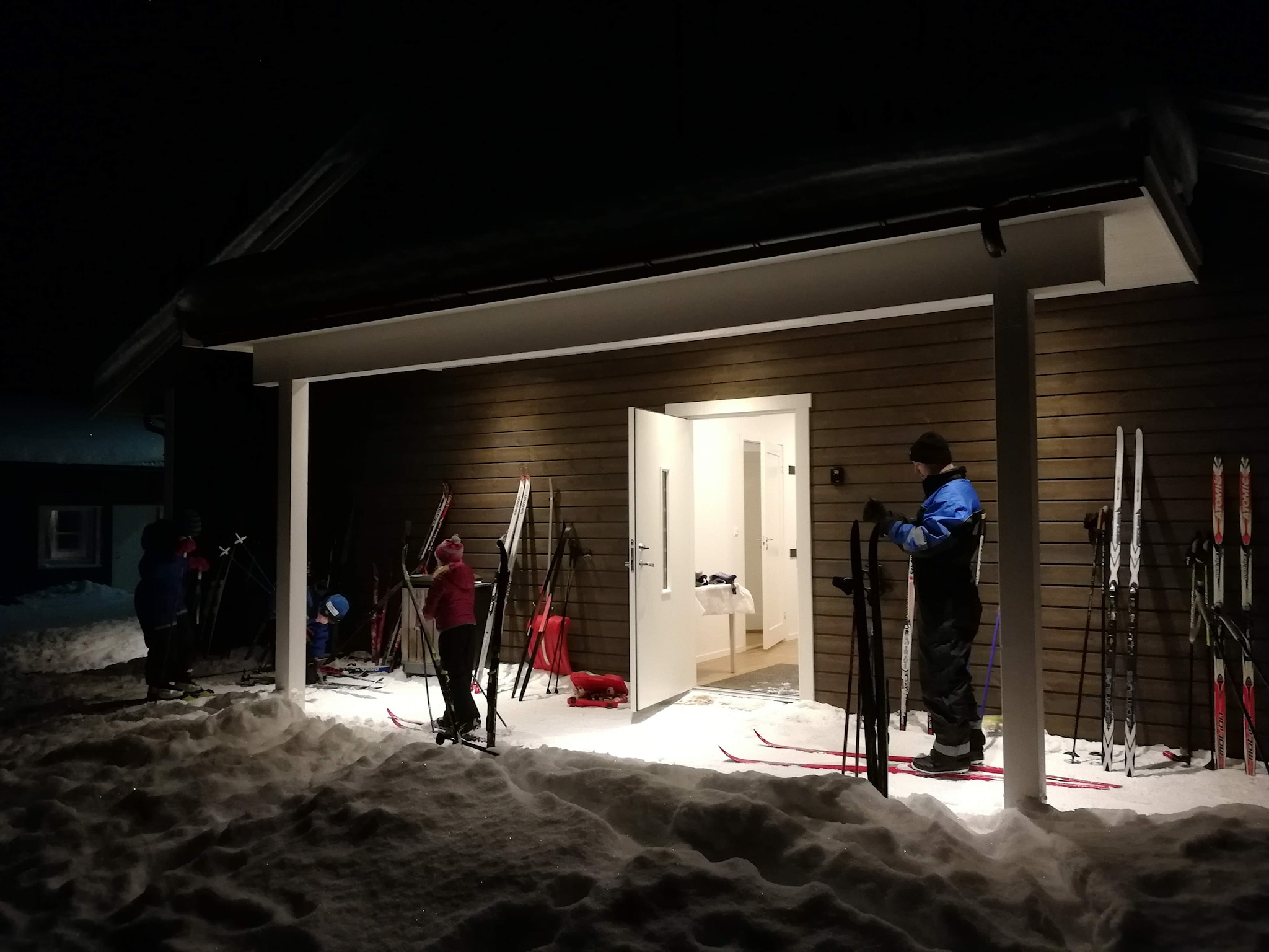 Deltakere lysløyperenn onsdag 23. januar